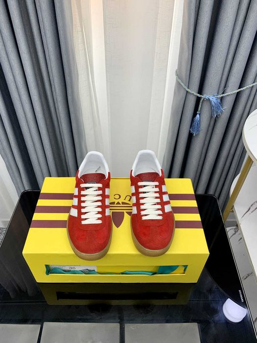 Adidas x Gucci Gazelle Rosu, marime 35 - 40