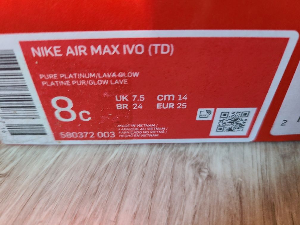 Nike Air Max Ivo, размер 25