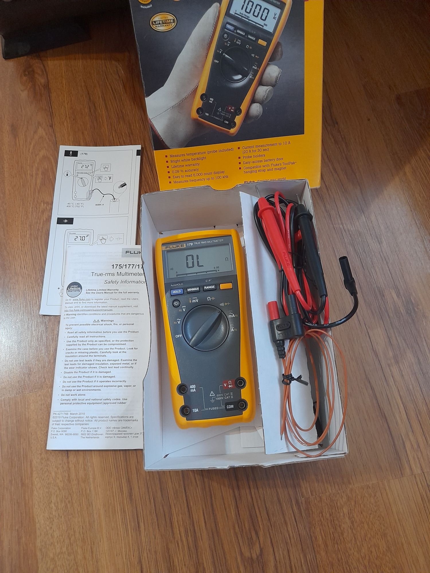 мултицет  FLUKE 179 true rms