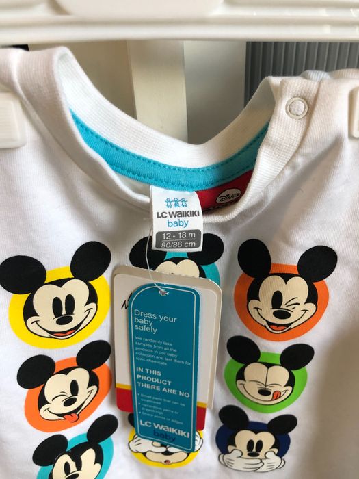 Дънки с блузка нови 12-18 месеца