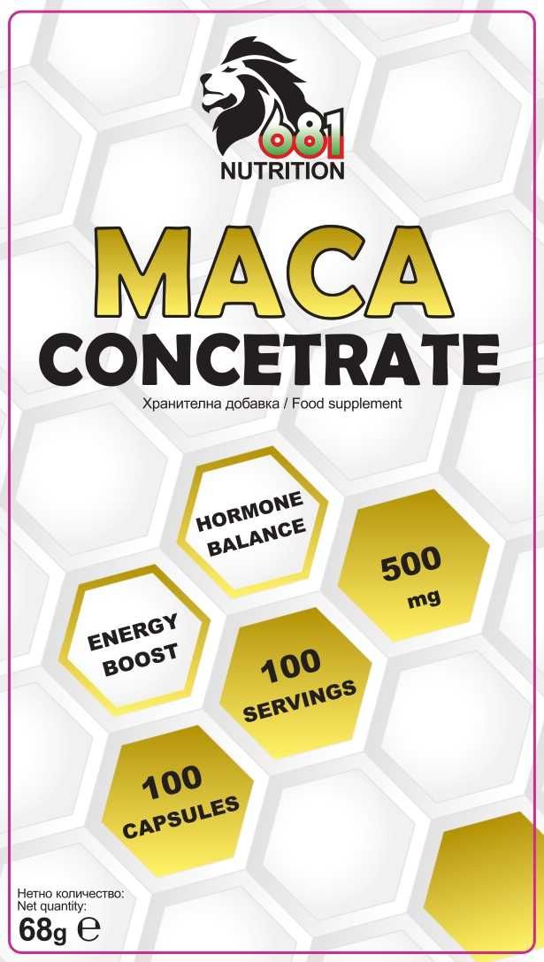 681 NUTRITION MACA Concentrate 100 caps