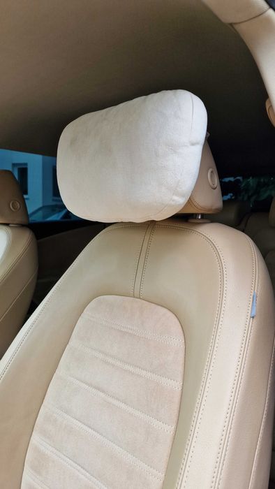 Perna Tetiera Auto Scaun Lux Maybach Neagra/Bej/Maro