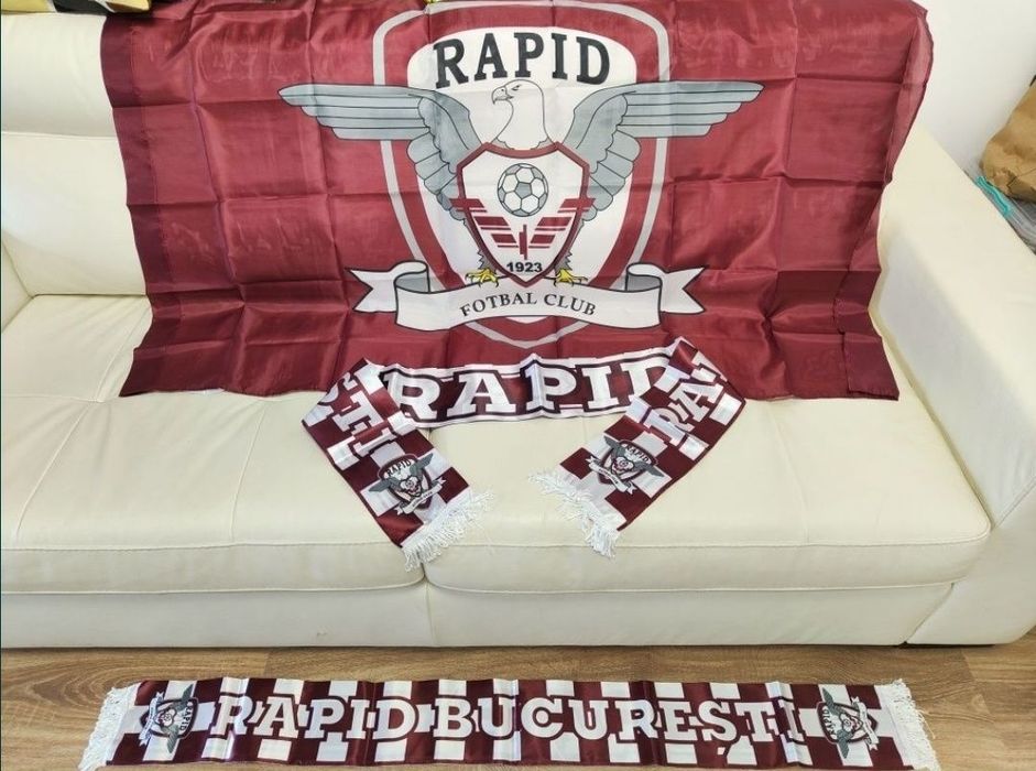 Set Esarfa Rapid + Steag FC Rapid ( preț pe set)