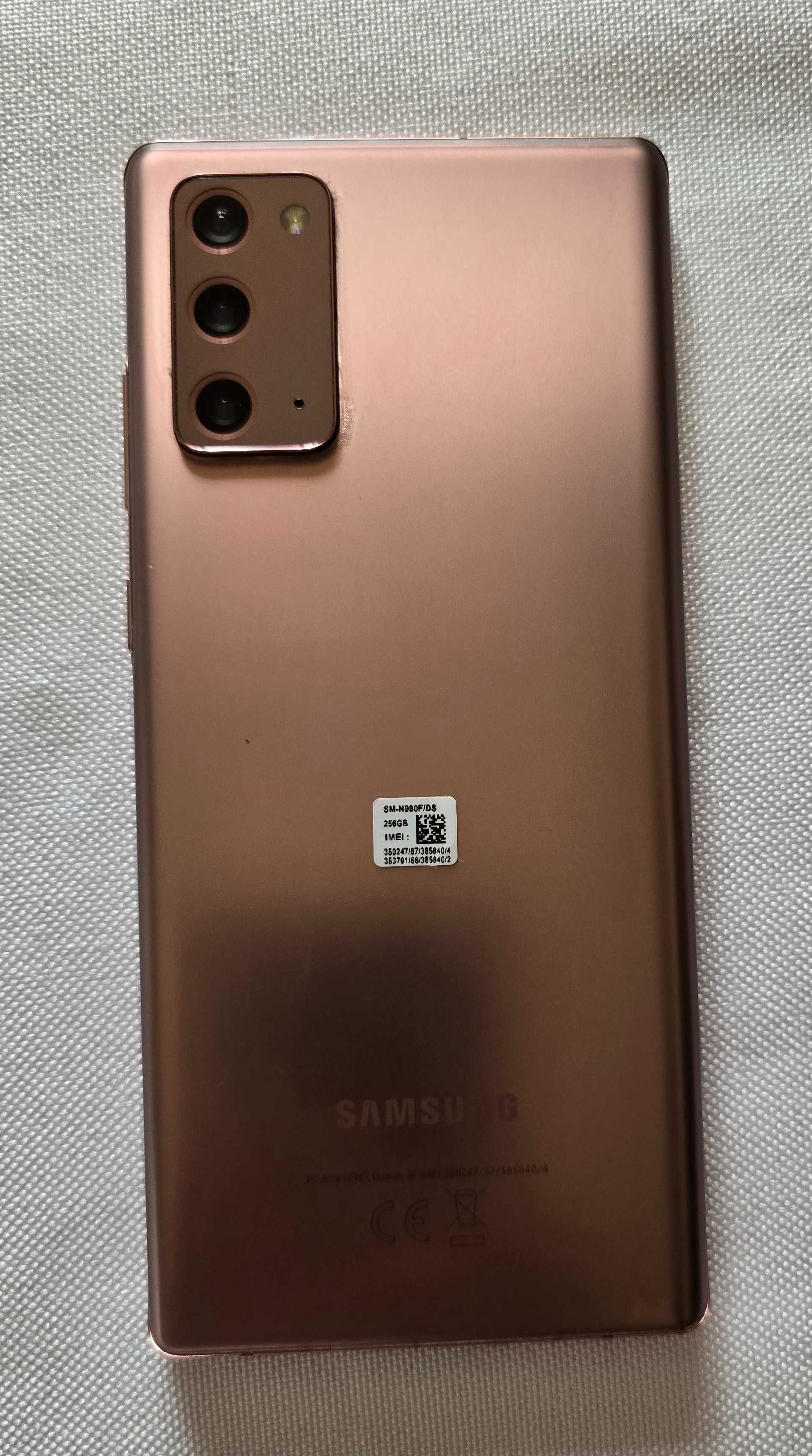 смарт телефон Samsung Galaxy Note 20 N980F Dual Sim 256GB 8GB bronze