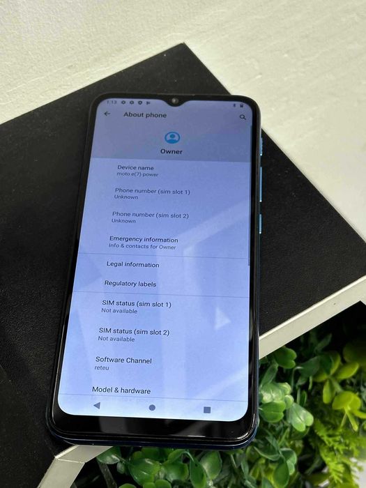 Телефон Motorola E7 power