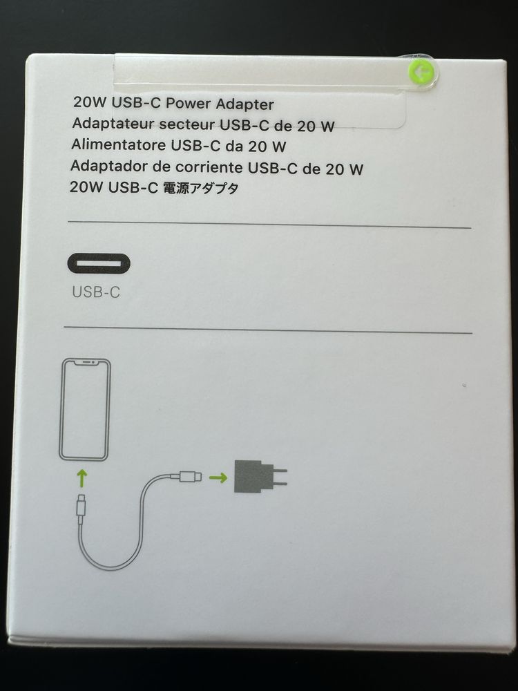 Apple 20W USB-C оригинално зарядно