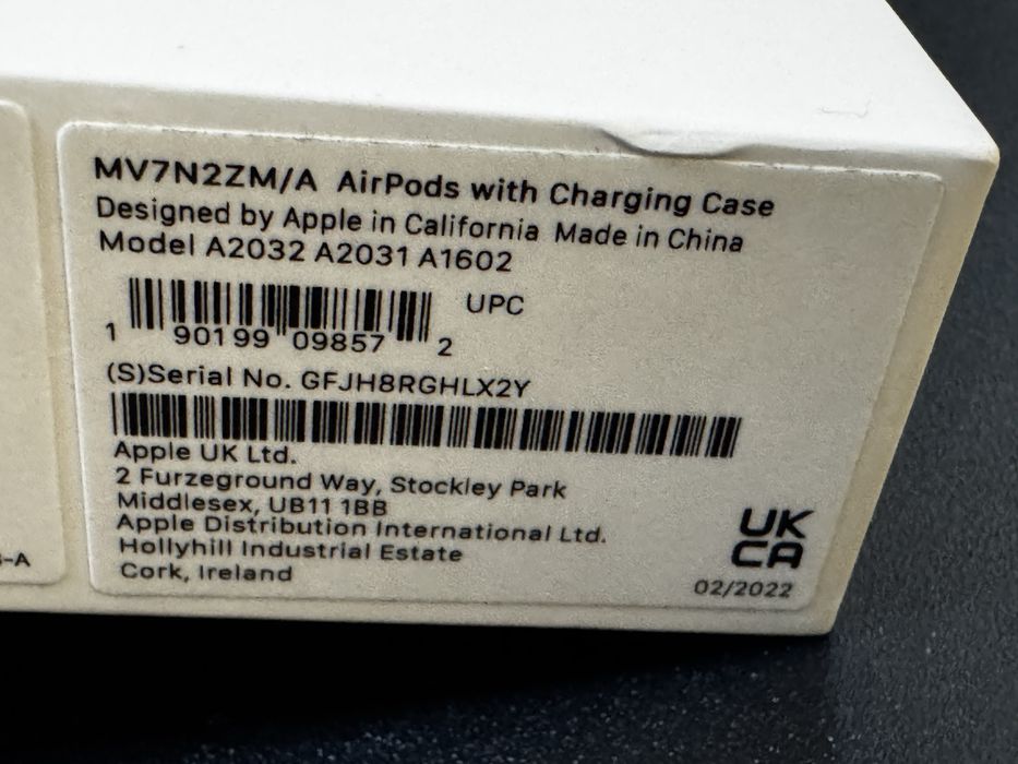 Casti Apple Airpods 2 originale