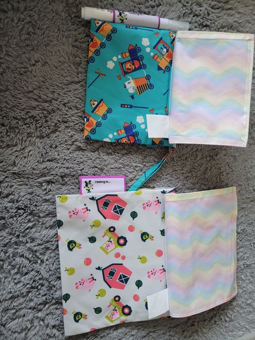 Торбички за обяд с воден фулмастер, чисто нови