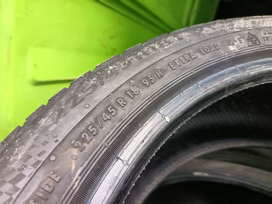 Anvelope MS iarna 225 45 18 continental runflat 2023 5-6mm