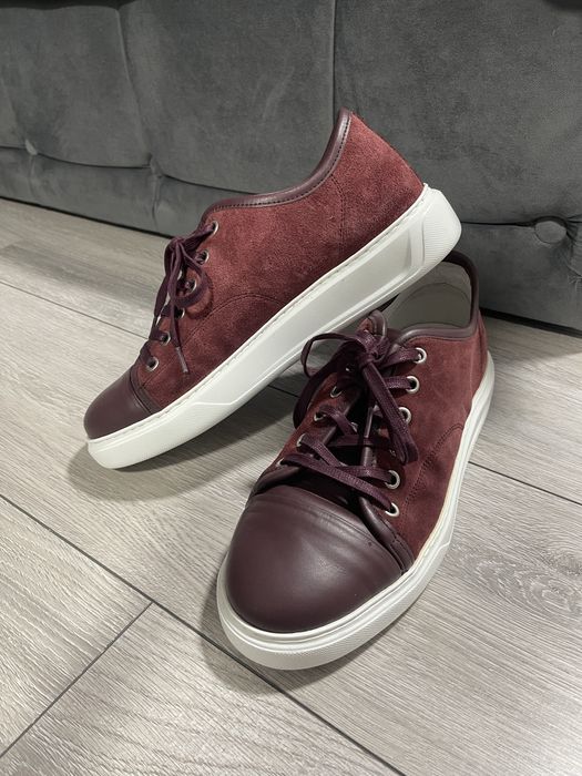 Sneakers grena piele naturala. BIGOTTI