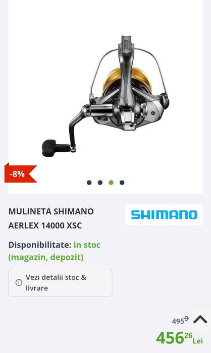 Mulineta Shimano Aerlex 14000 XSC