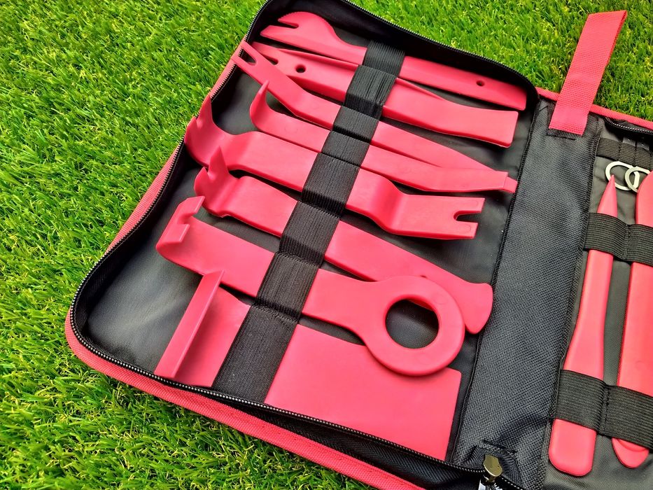 Kit scule demontare tapiterie, interior auto 19 buc cu geanta