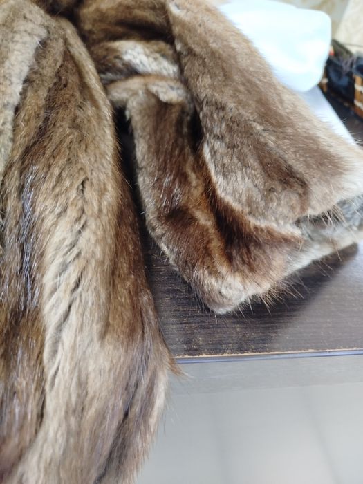 Haina de blană naturală