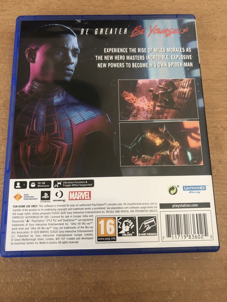 Игра spider-men за ps 5