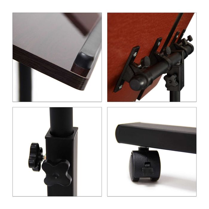 Masa laptop reglabila pe inaltime, roti suport pentru mouse 95x60x40cm