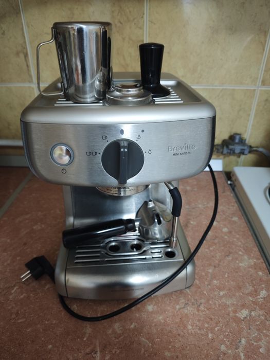 Espressor manual Breville Barista Mini VCF125X-01, 15 bari, 2 l