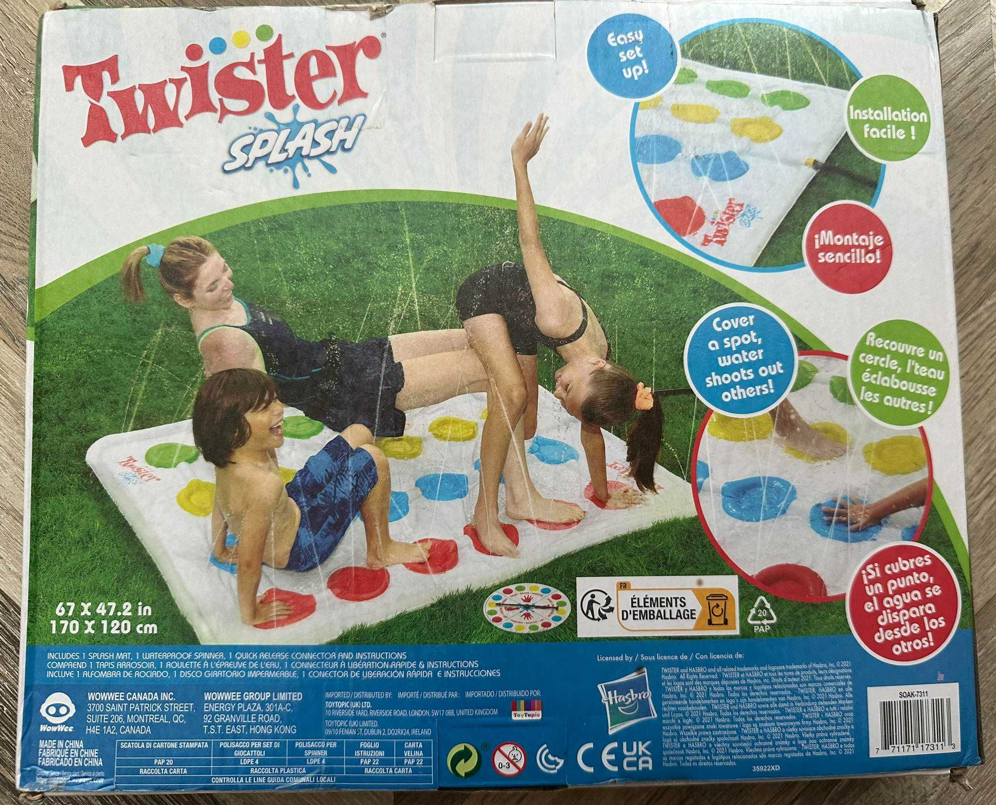 Twister Splash - Игра воден Туистър