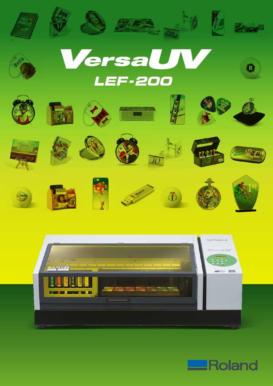 УФ принтер ROLAND VersaUV LEF-200