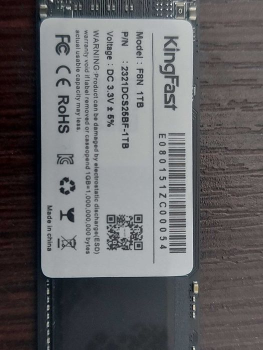 SSD M2 KingFast 1TB NVMe