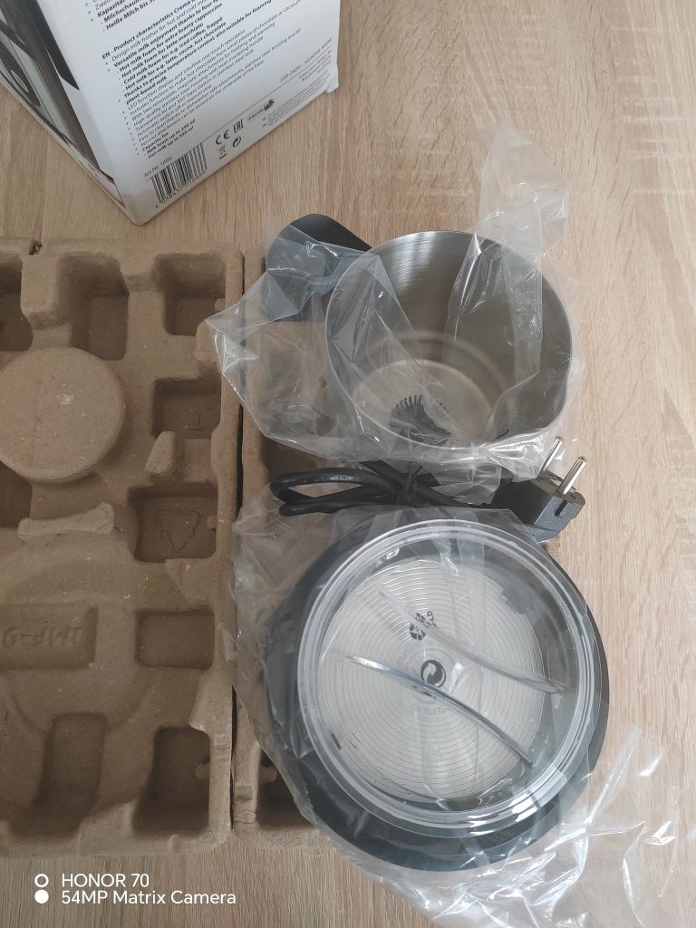 Aparat de spumare lapte, Caso Germany, Crema&Choco, 350 ml, inox