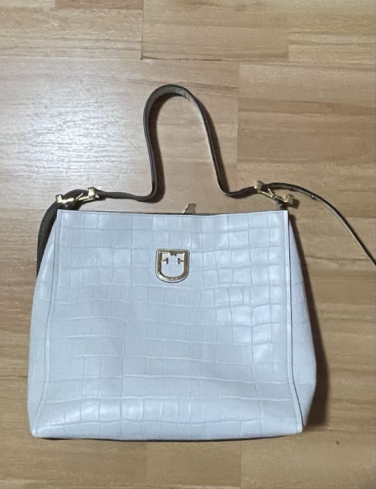 Geanta Furla belvedere croco hobo