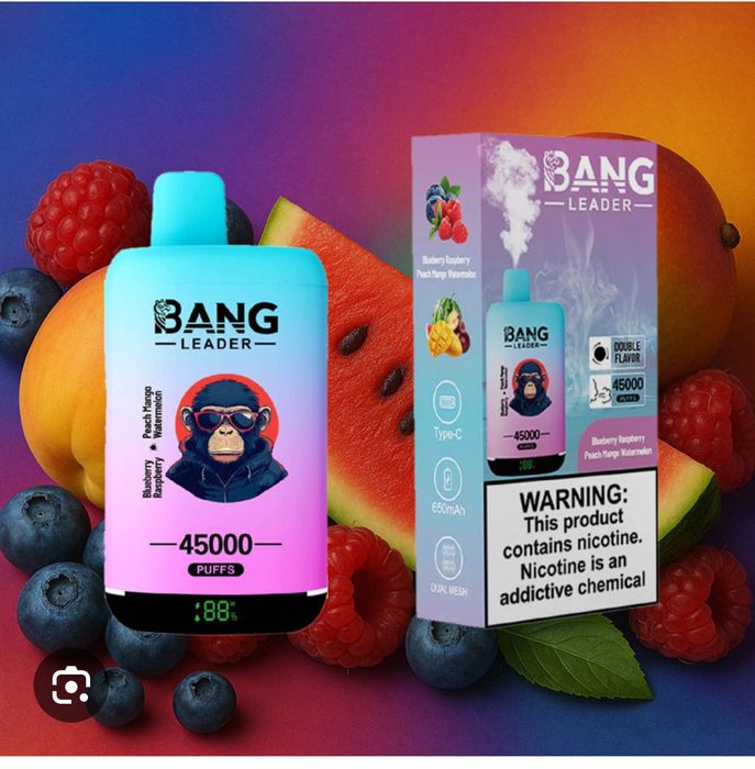 REDUS! 2 x Bang Leader 45000 Puffs 2 Arome Reîncărcabil