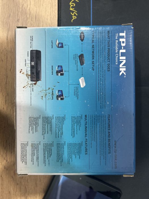 Модем TP-Link model TD-8817 adsl2+ ethernet/USB