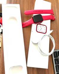 Apple Watch Series 7, GPS, 41mm Red Aluminum Red - utilizat