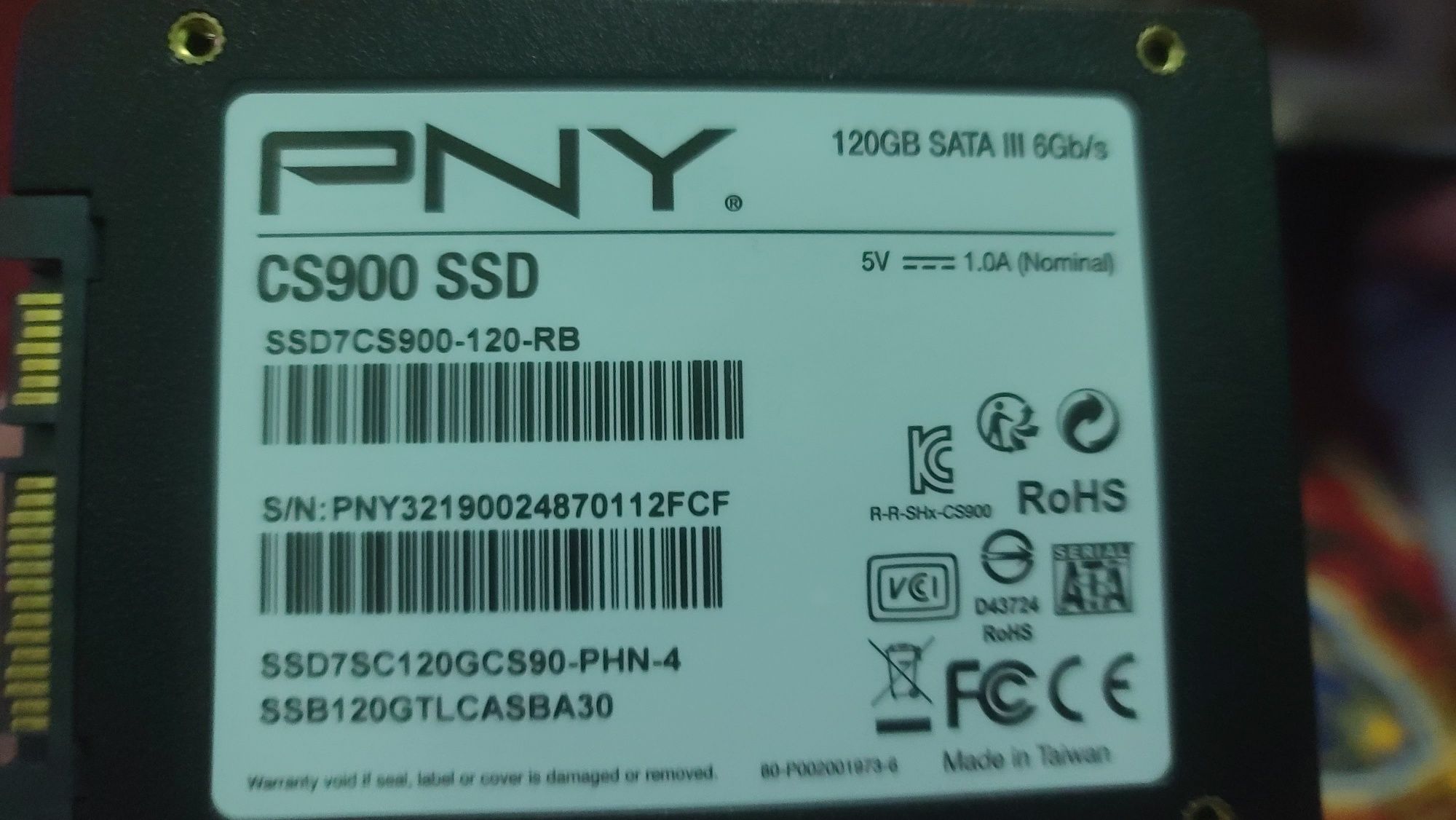PNY SSD sata lll