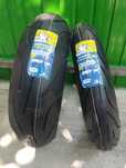 Set anvelope moto Michelin Pilot 180/55/17 si 120/70/17 dot 2023