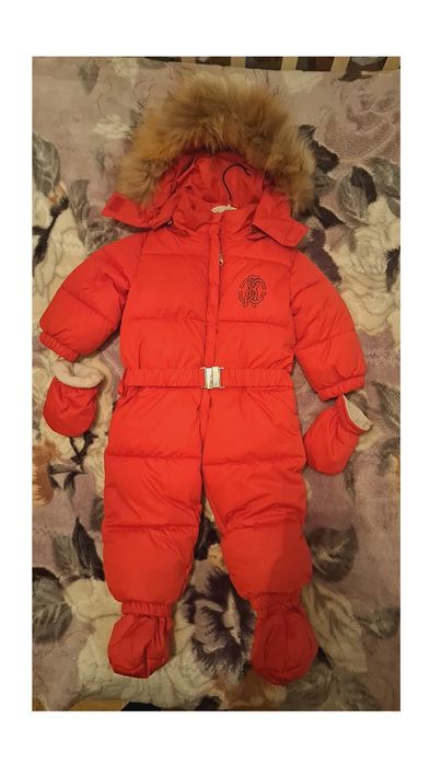 Зимний детский комбинезон