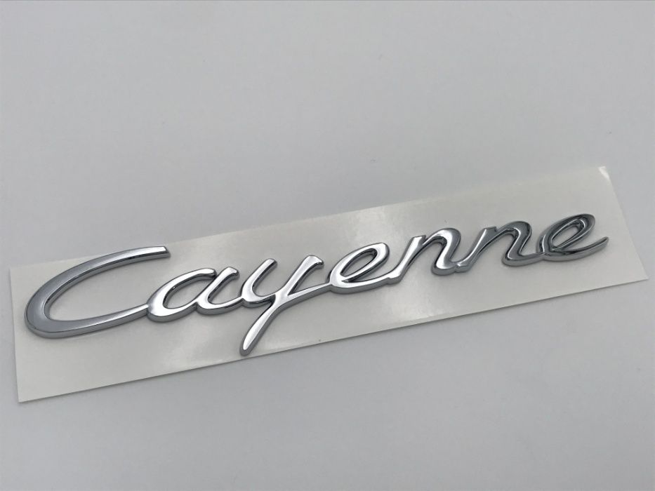 Emblema PORSCHE Cayenne spate crom