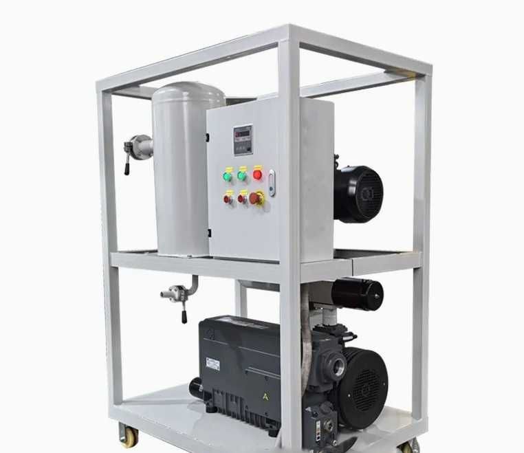 Вакуумна система за пречистване и затопляне на трансформаторно масло