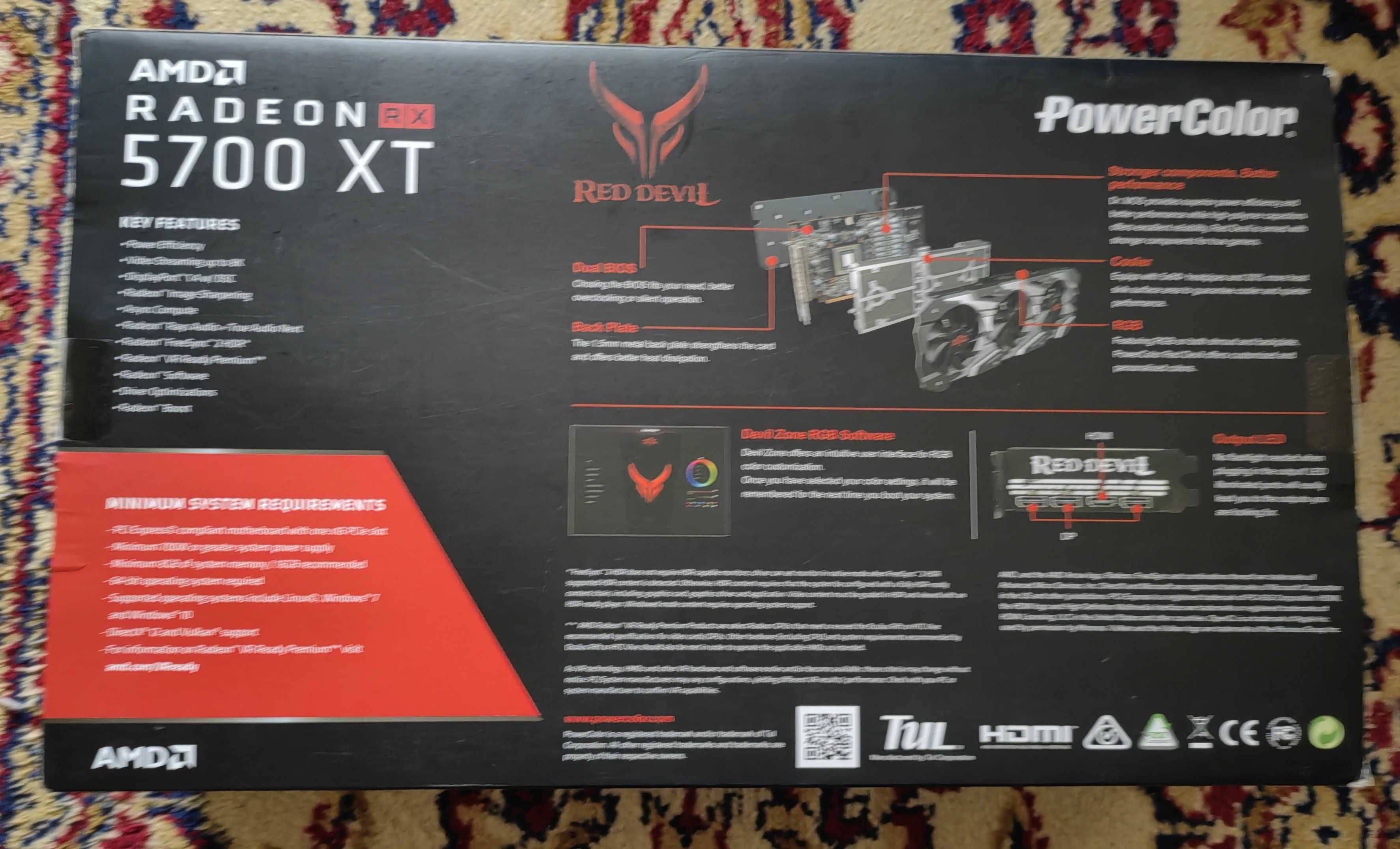Видео карта Power Color Radeon RX 5700XT 8GB GDDR6