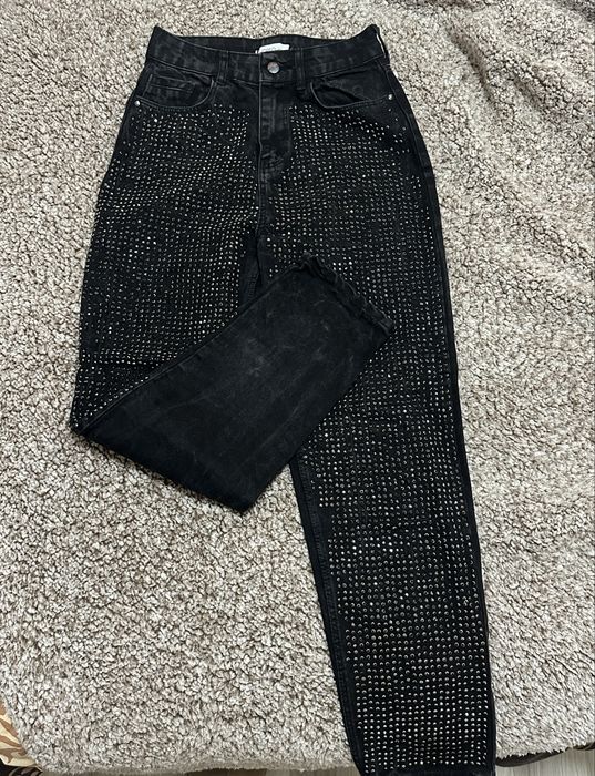 Блестящи дамски дънки /jeans