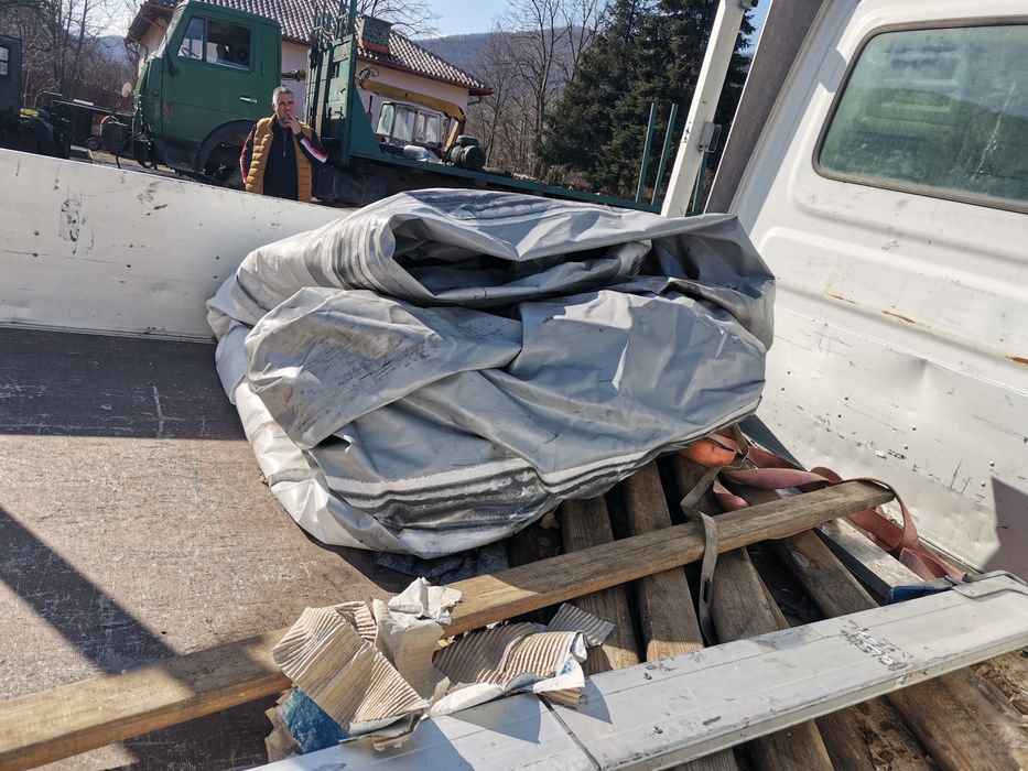 Улей за  отпадъци geda,Ивеко,валяк и лазер.