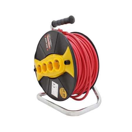 prelungitor rola cu tambur 50 metri,nou-factura 3x2.5mm grosime.