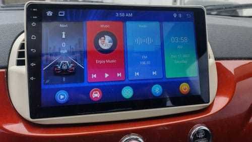 Navigatie Android Carplay Fiat 500 WiFi Internet Waze YouTube
