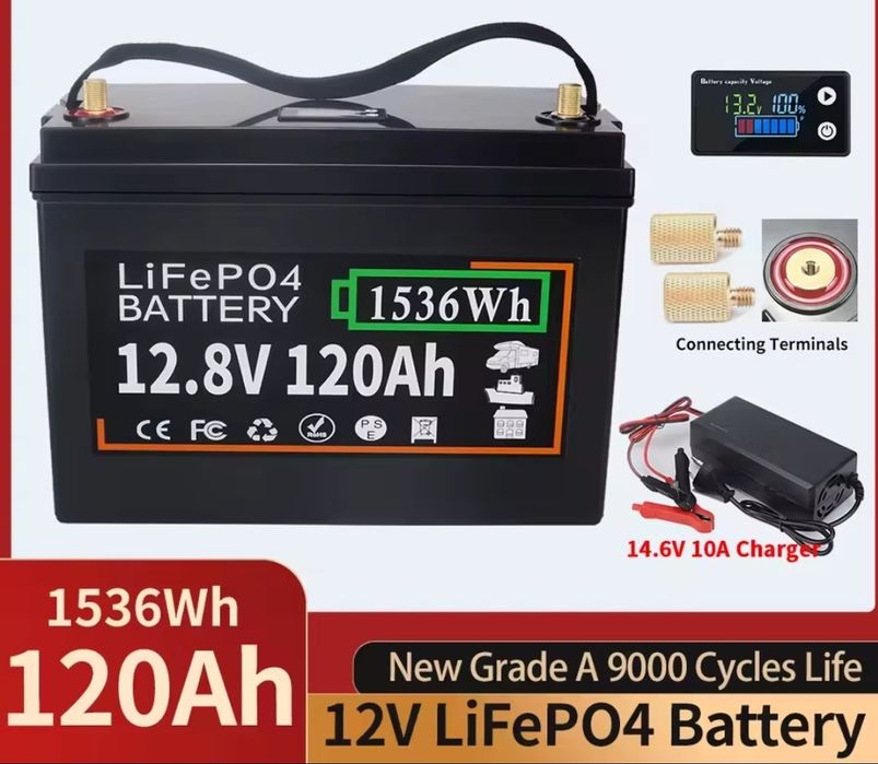 Baterie LiFePo4 120Ah + Incarcator
