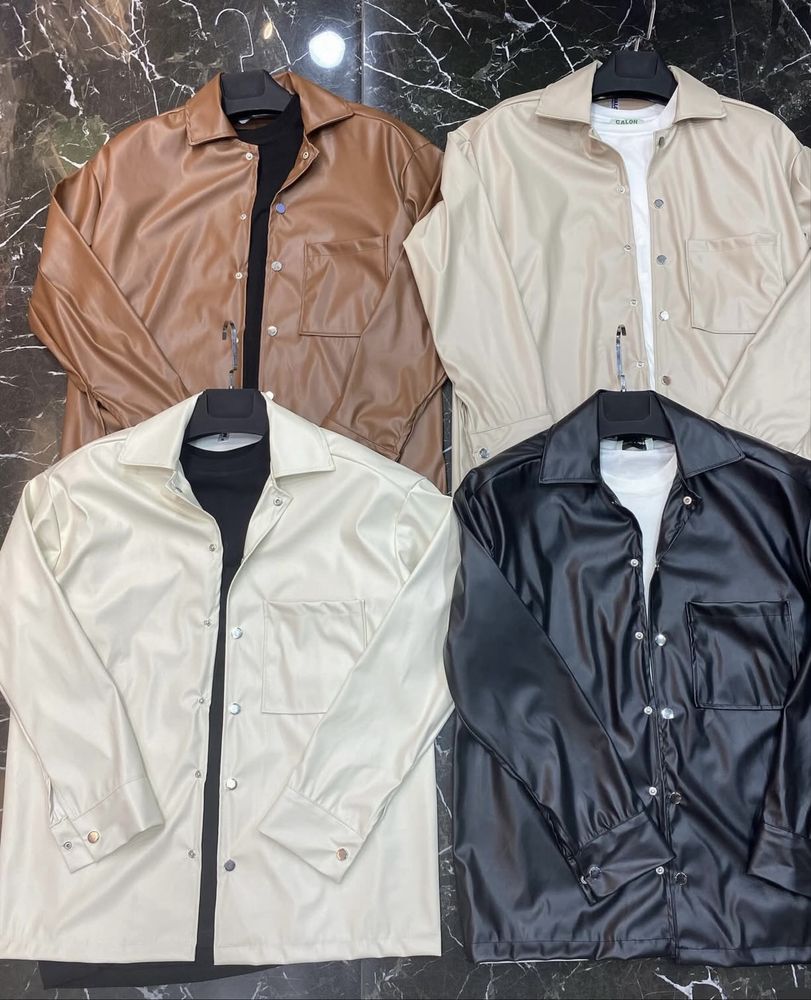 Camasi Casual Piele eco, calitate superioara!