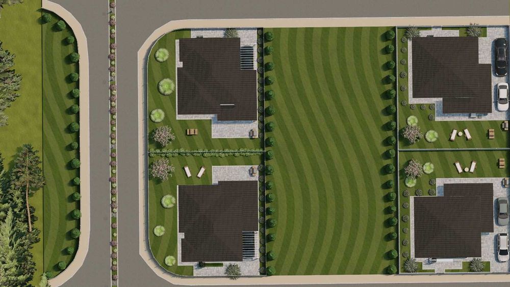 Vila single de vanzare, 4 camere, P+1,ansamblu rezidential MRS Country