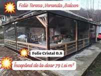Folie terasa Cristal PVC