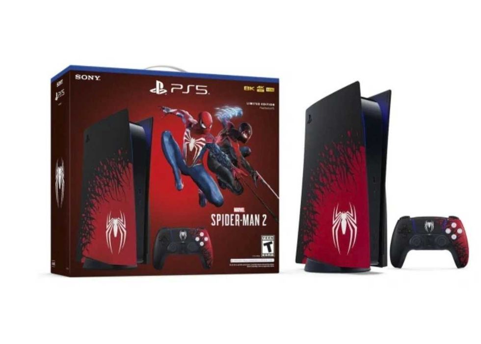 Плейстейшн 5 издание человек паук с большим количеством игр в придачу.