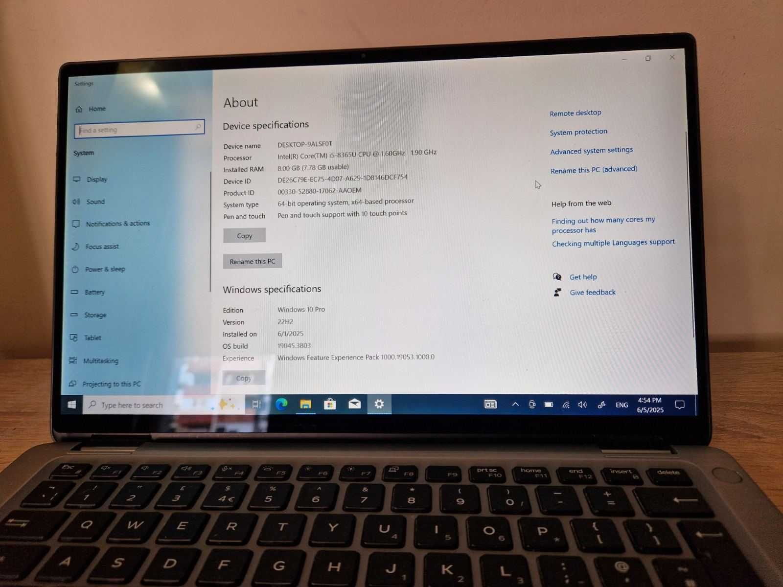 Dell Latitude 7400 2-in-1 touchscreen
