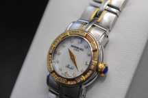 Швейцарски дамси часовник с диаманти,18к злато - Raymond Weil Parsifal