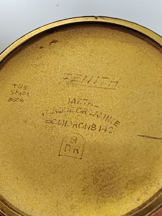 Ceas Zenith Stellina Manual Placat cu aur 80 microni