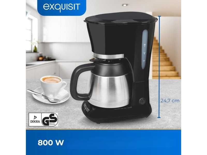 Кафемашина за Шварц Кафе Exquisit KA 6501 - 800W, Черна