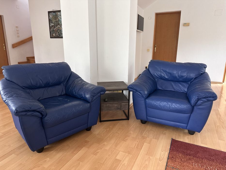 Canapea si fotolii din piele