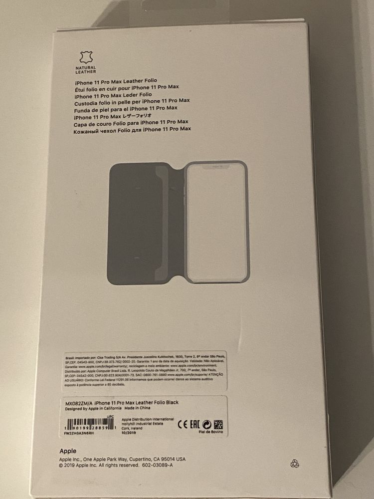 Husa originala Iphone 11 pro max piele naturala