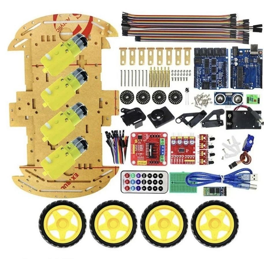 Набор для сборки колесного Smart Car Kit на базе Arduino